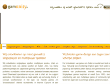 Tablet Screenshot of gamunity.nl